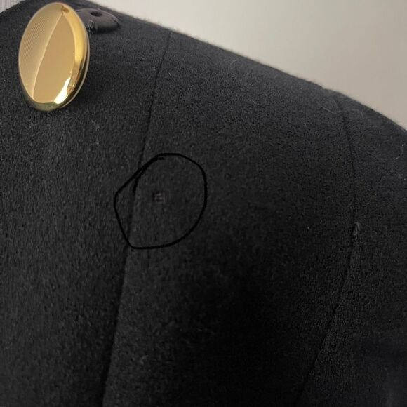 Vintage Ilie Wacs Military Style Wool Jacket - Picture 5 of 5